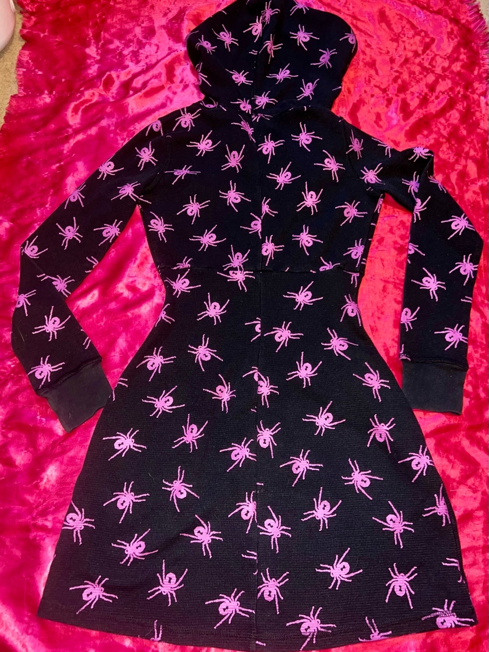 Betsey Johnson Spider Thermal Dress M - Picture 8 of 9